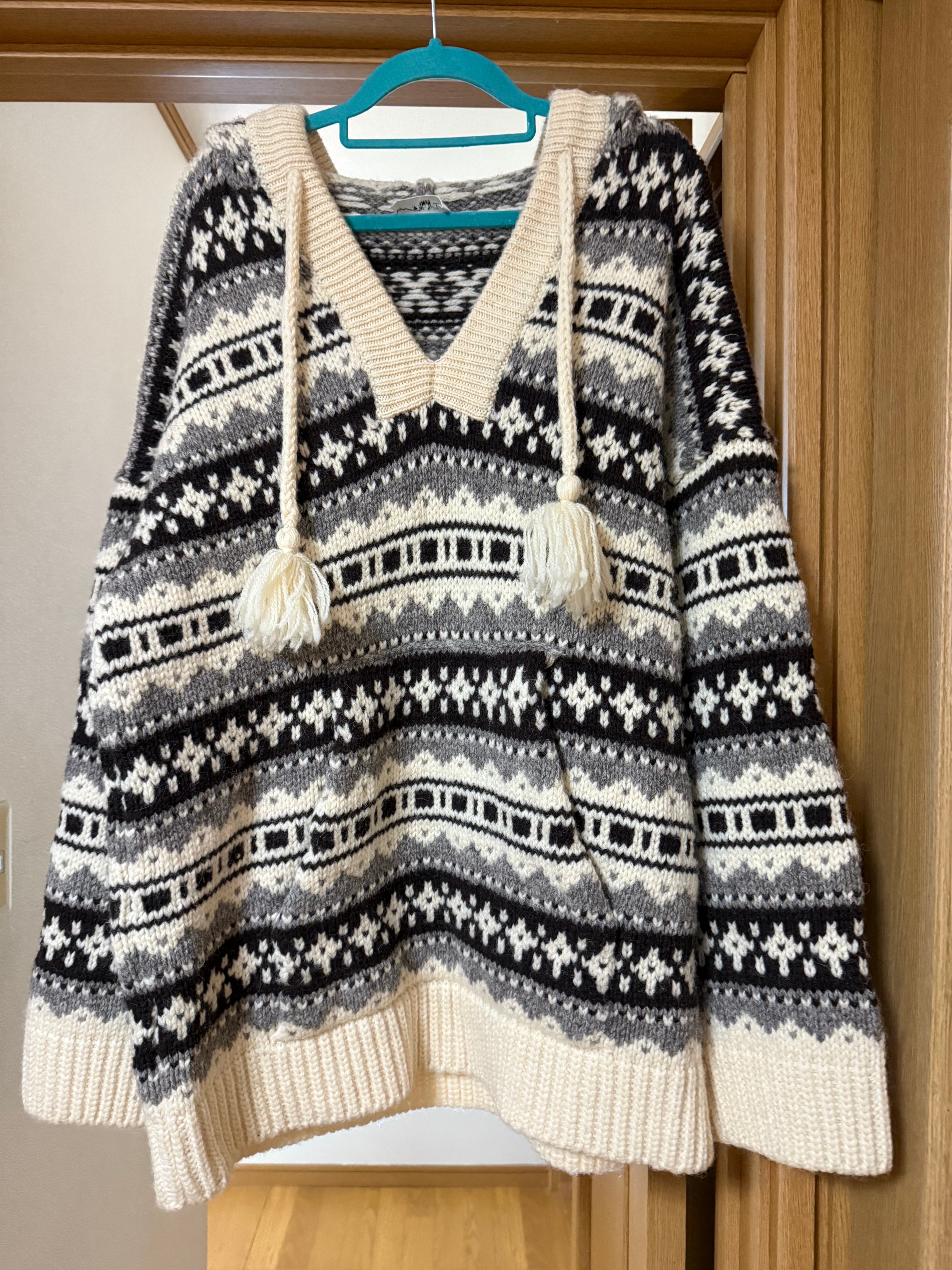 CELINEフェアアイルバハシェトランドウールニットパーカー