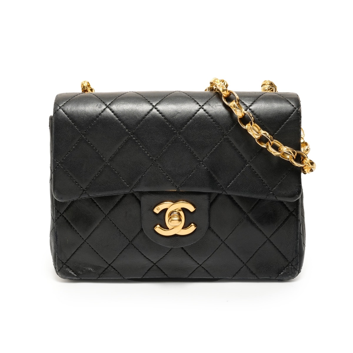 シャネル CHANEL 1番台 ミニ マトラッセ ショルダーバッグ【中古】