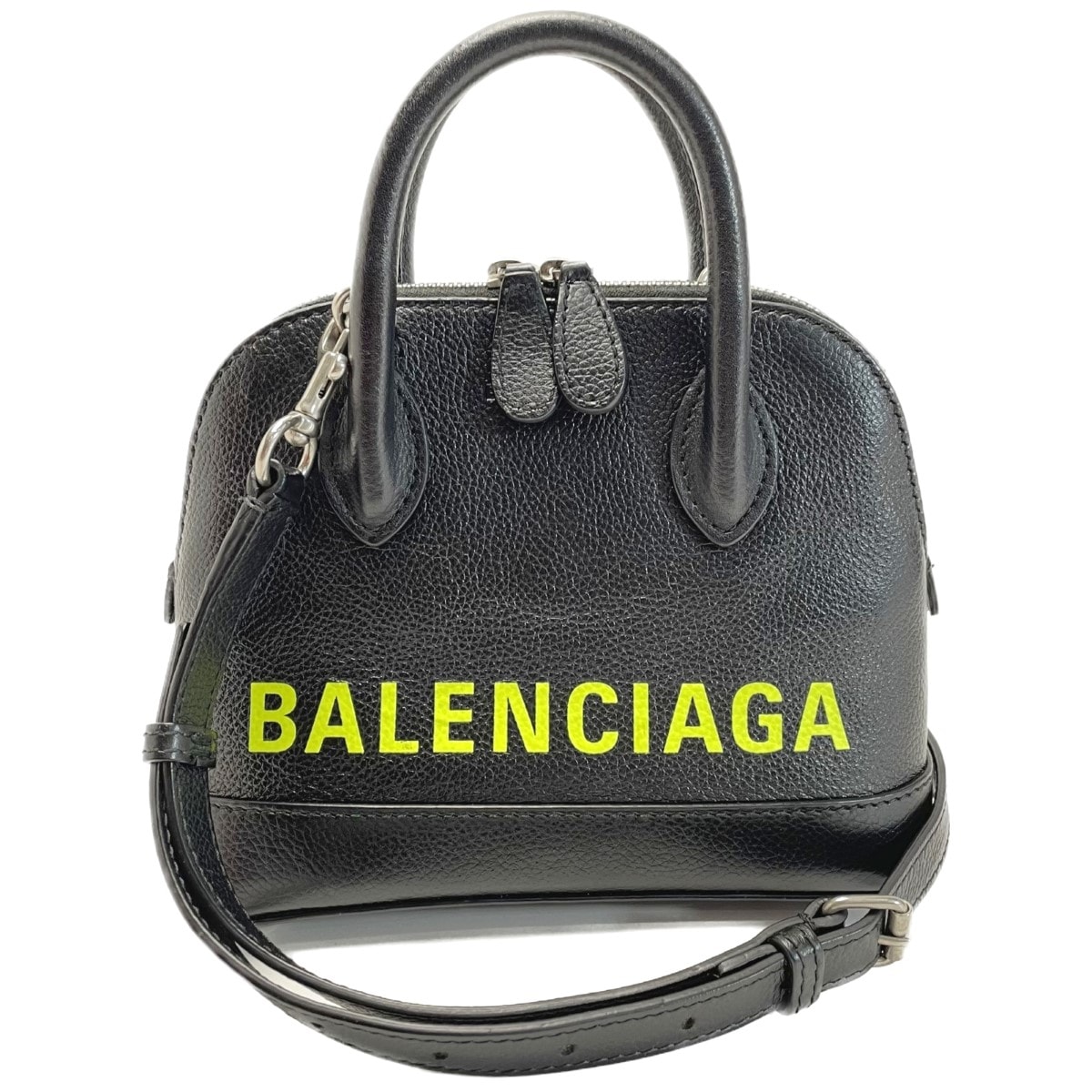 ☆☆BALENCIAGA バレンシアガ ビル ヴィル トップハンドル スモールXXS ブラック ショルダーバッグ レディース
