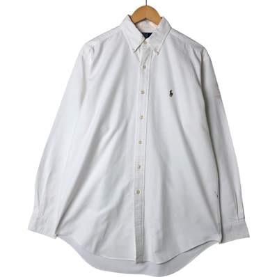 古着 ラルフローレン Ralph Lauren POLO by Ralph Lauren YARMOUTH 長袖 ボタンダウンシャツ メンズM相当/eaa543791