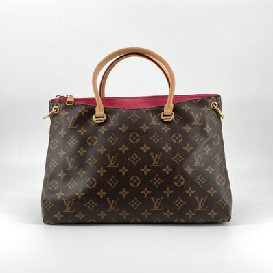 LOUIS VUITTON(ルイ・ヴィトン) パラス モノグラムキャンバス ピンクライニング M41147 ハンドバッグ ブラウン