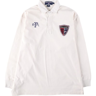 古着 90年代 ラルフローレン Ralph Lauren POLO SPORT ポロスポーツ 長袖 ラガーシャツ メンズL相当 ヴィンテージ/eaa648948