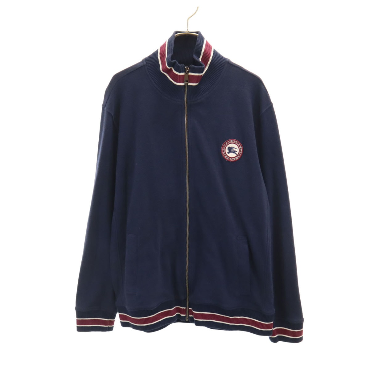 BURBERRY BLACK LABEL バーバリーブラックレーベル 長袖 スウェット ジップジャケット 3 ネイビー
