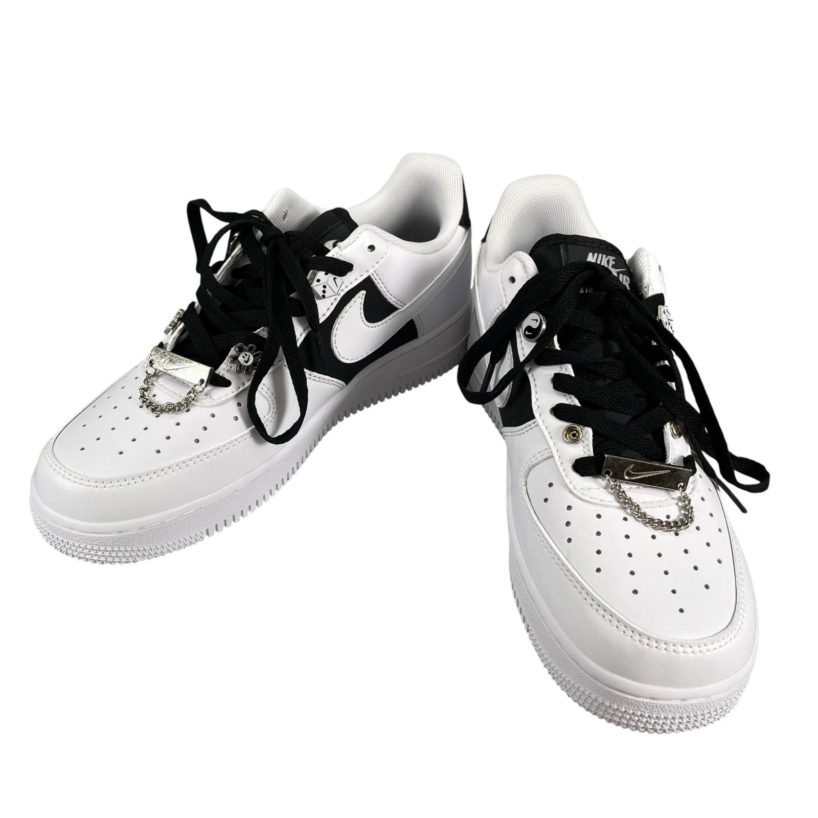 未使用品 NIKE ナイキ エアフォース1 '07プレミアム シルバーチェーンホワイト DA8571-100-25-A スニーカー レザー/ラバー ホワイト ユニセックス 25 40 7【古着】【中古】