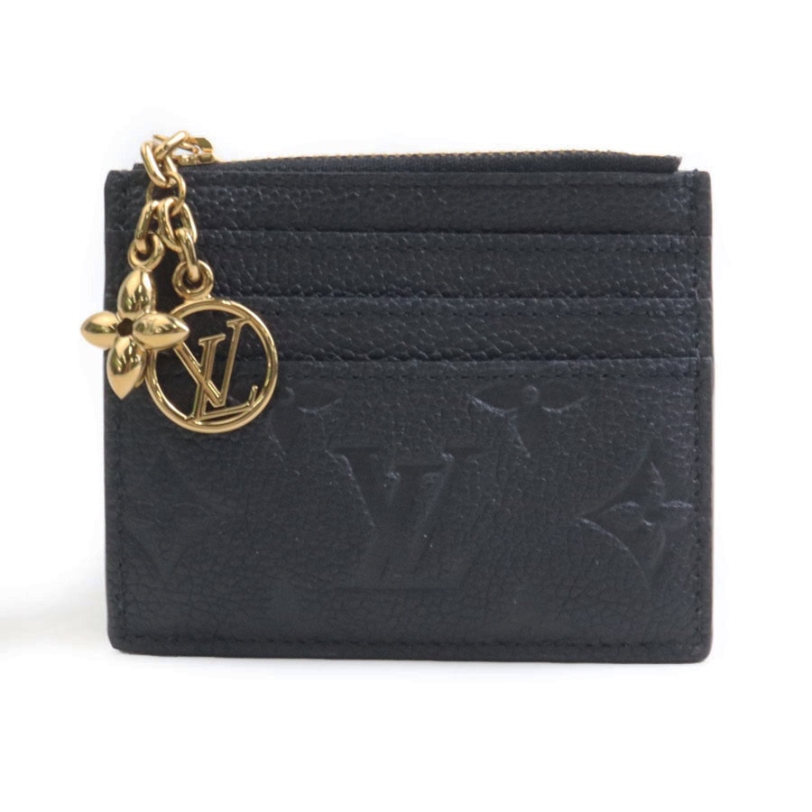 ルイ ヴィトン LOUIS VUITTON コインケース カードケース モノグラム アンプラント ポルト カルト フローラ モノグラムアンプラント ノワール レディース【中古】 56906i