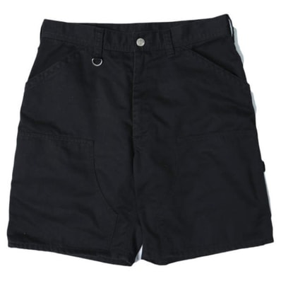 uniform experiment ユニフォームエクスペリメント 21SS 日本製 CARPENTER SHORTS カーペンターショーツ UE-210023 1 BLACK T/Cツイル ダブルニー ペインター ショートパンツ ボトムス g28040