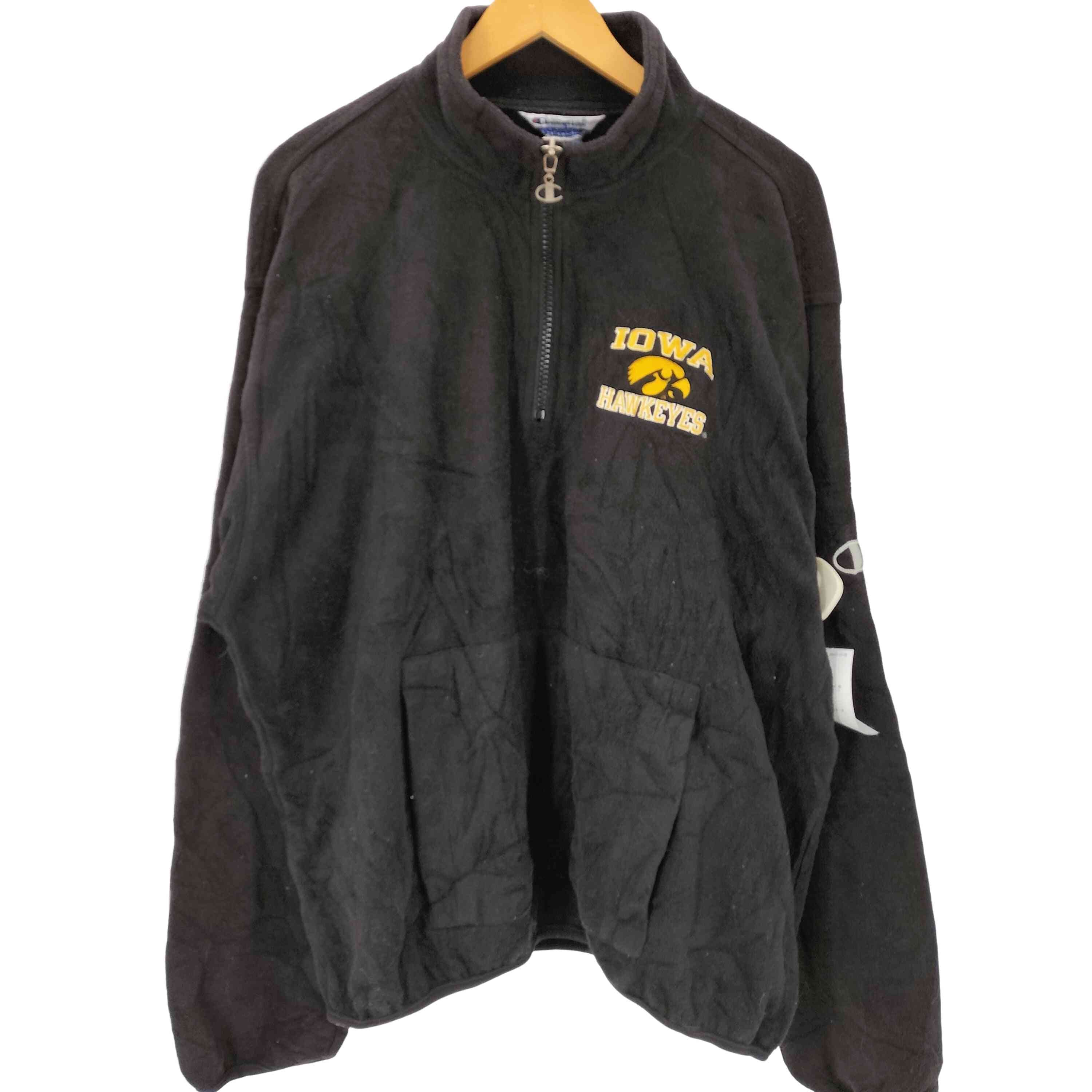 三角タグ フットボール チーム ロゴ 刺繍 ハーフジップ フリース プルオーバー【1141208357776】