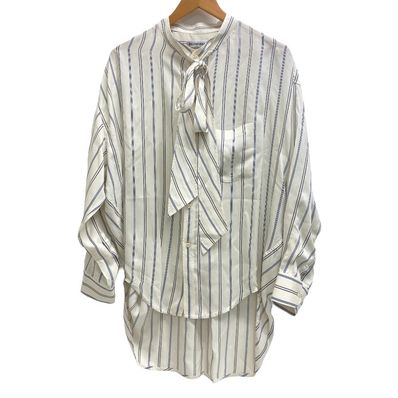 バレンシアガ BALENCIAGA 長袖シャツ 19年 34 520497 クリーム