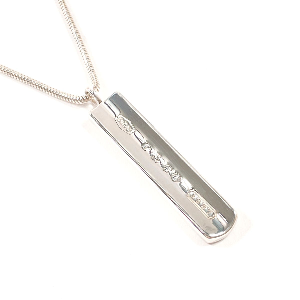 ティファニー ネックレス 1837 バー ペンダント シルバー