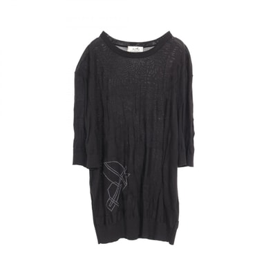 エルメス HERMES ニット 衣料品 トップス ウール メンズ ブラック系 【中古】