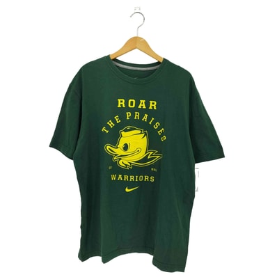 フロントプリント クルーネックTシャツ【1141731190611】