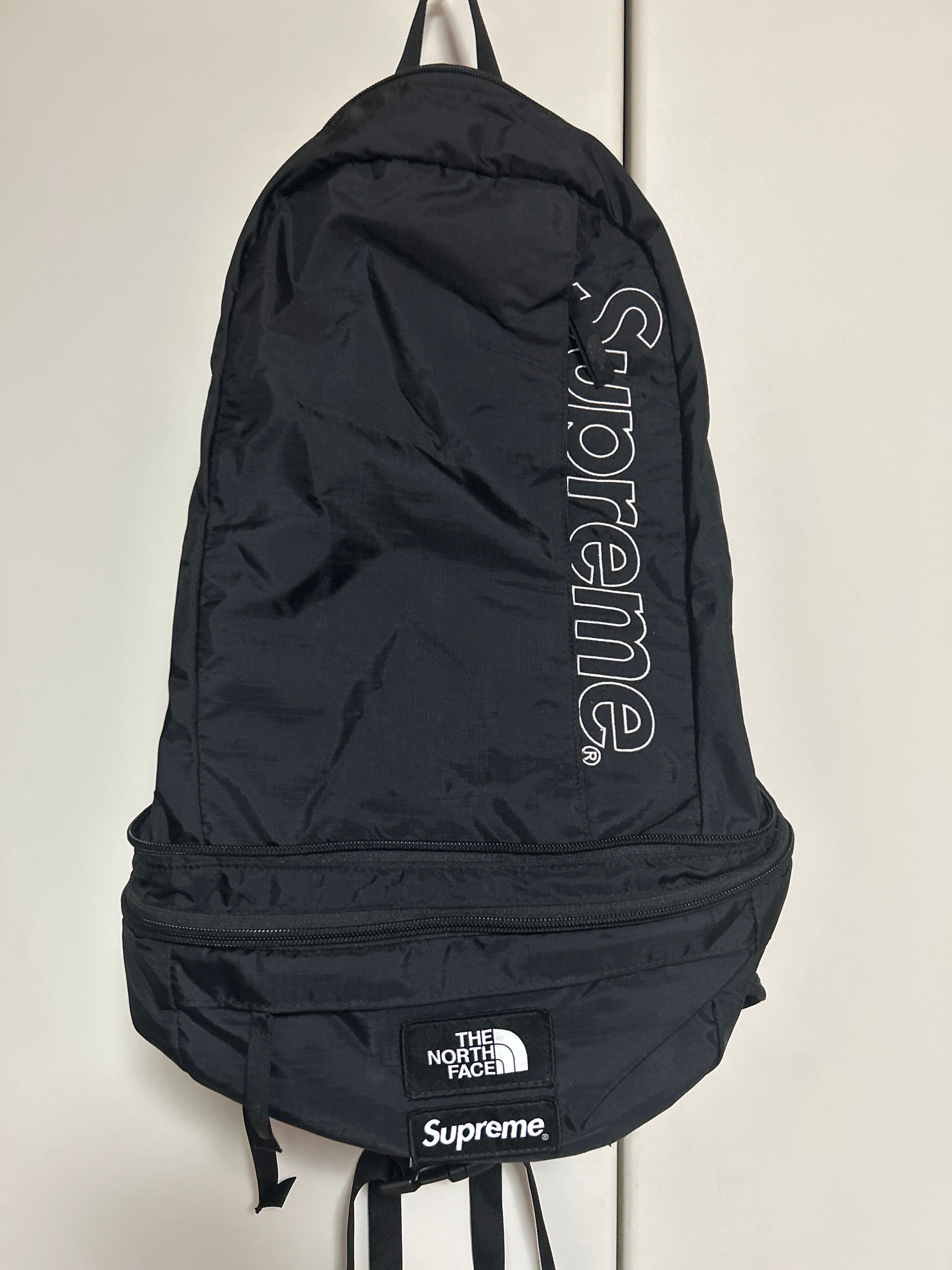 Supreme x The North Face Trekking Convertible Backpack + Waist Bag "Black"