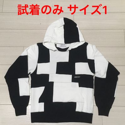 AMBUSH アンブッシュ パッチワークパーカー ホワイト