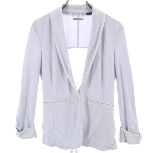 ARMANI EXCHANGE アルマーニエクスチェンジ バックシースルー テーラードジャケット XS グレー系