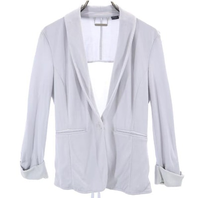 ARMANI EXCHANGE アルマーニエクスチェンジ バックシースルー テーラードジャケット XS グレー系