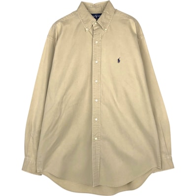 古着 ラルフローレン Ralph Lauren BLAIRE 長袖 ボタンダウンシャツ メンズM相当/eaa649247