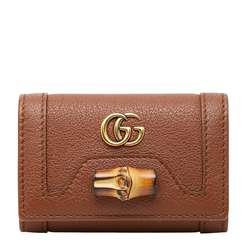 グッチ バンブーライン 6連 GG キーケース 658636 レザー ユニセックス GUCCI 【中古】