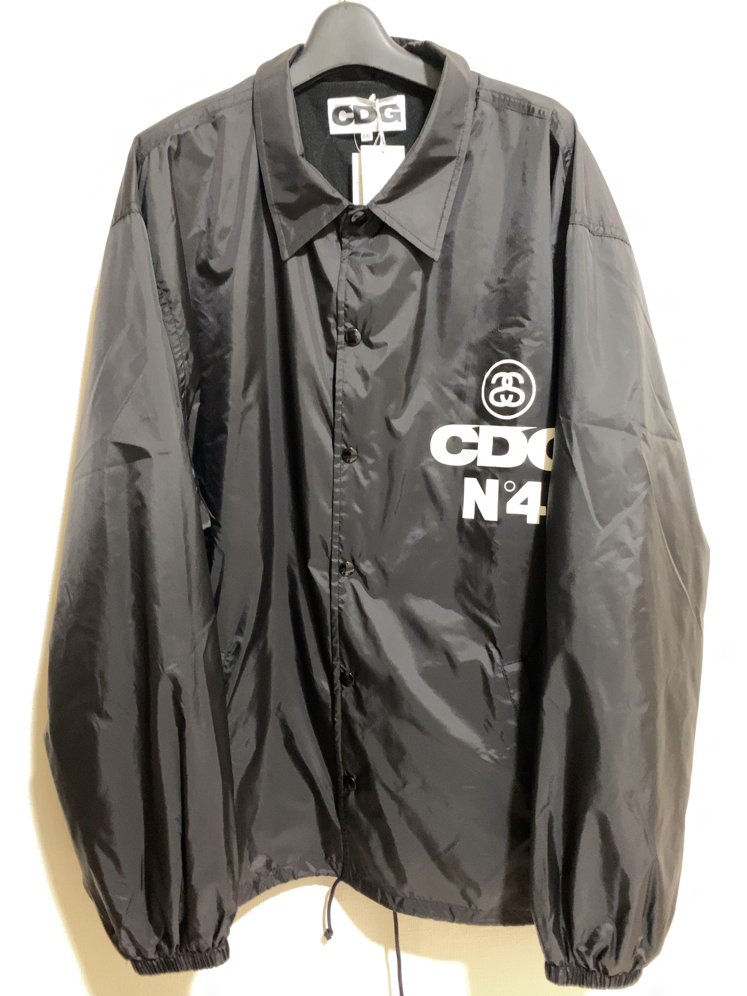 Stussy COMME des GARÇONS COACH JACKET "Black"