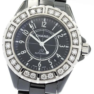 ☆良品 シャネル J12 ダイヤベゼル H1174 自動巻き メンズ 【中古】
