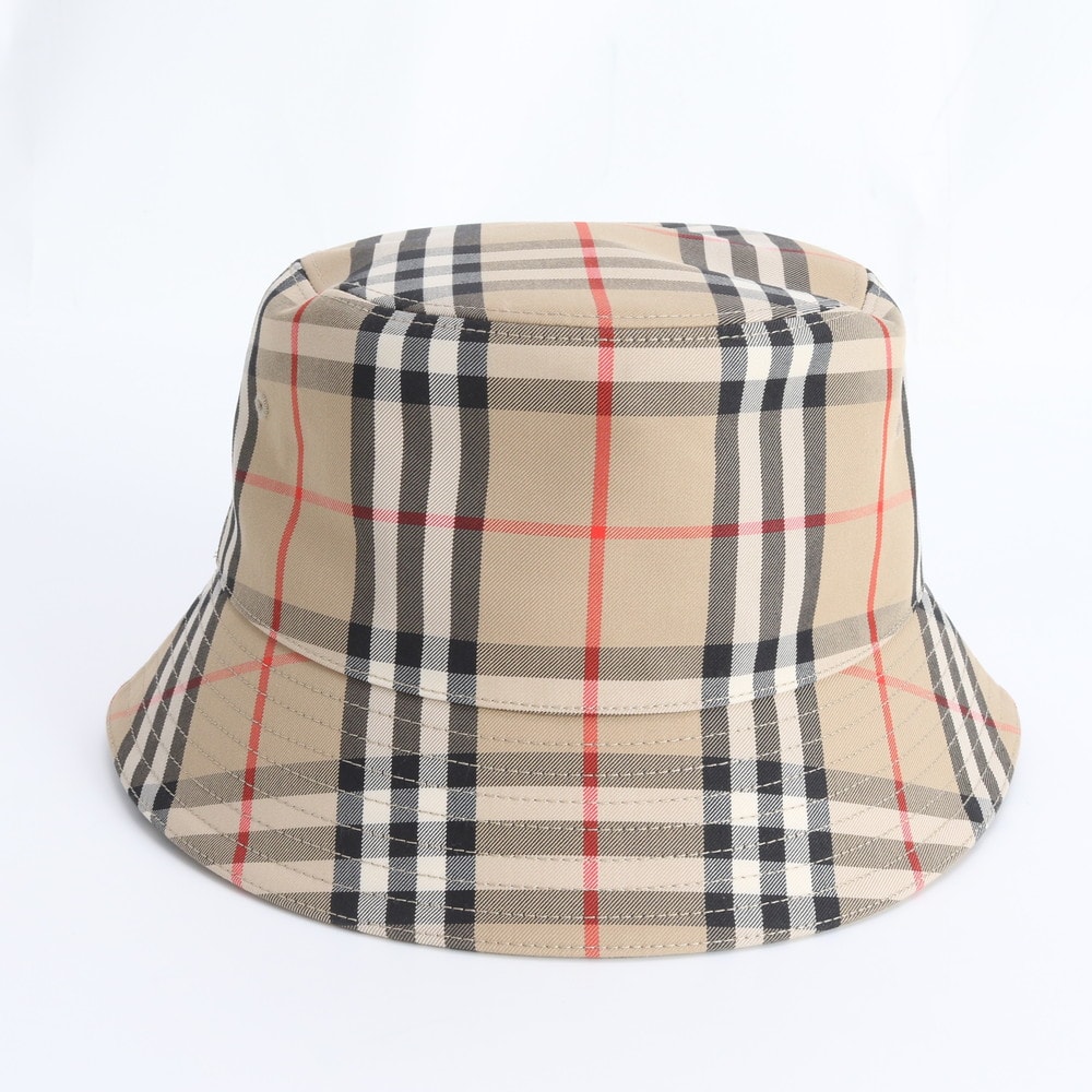 ■極美品 バーバリー ノバ チェックバケハ バケット 帽子ハット