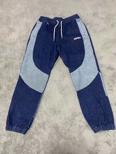 SAPEur DENIM TRACK PANTS "Indigo"