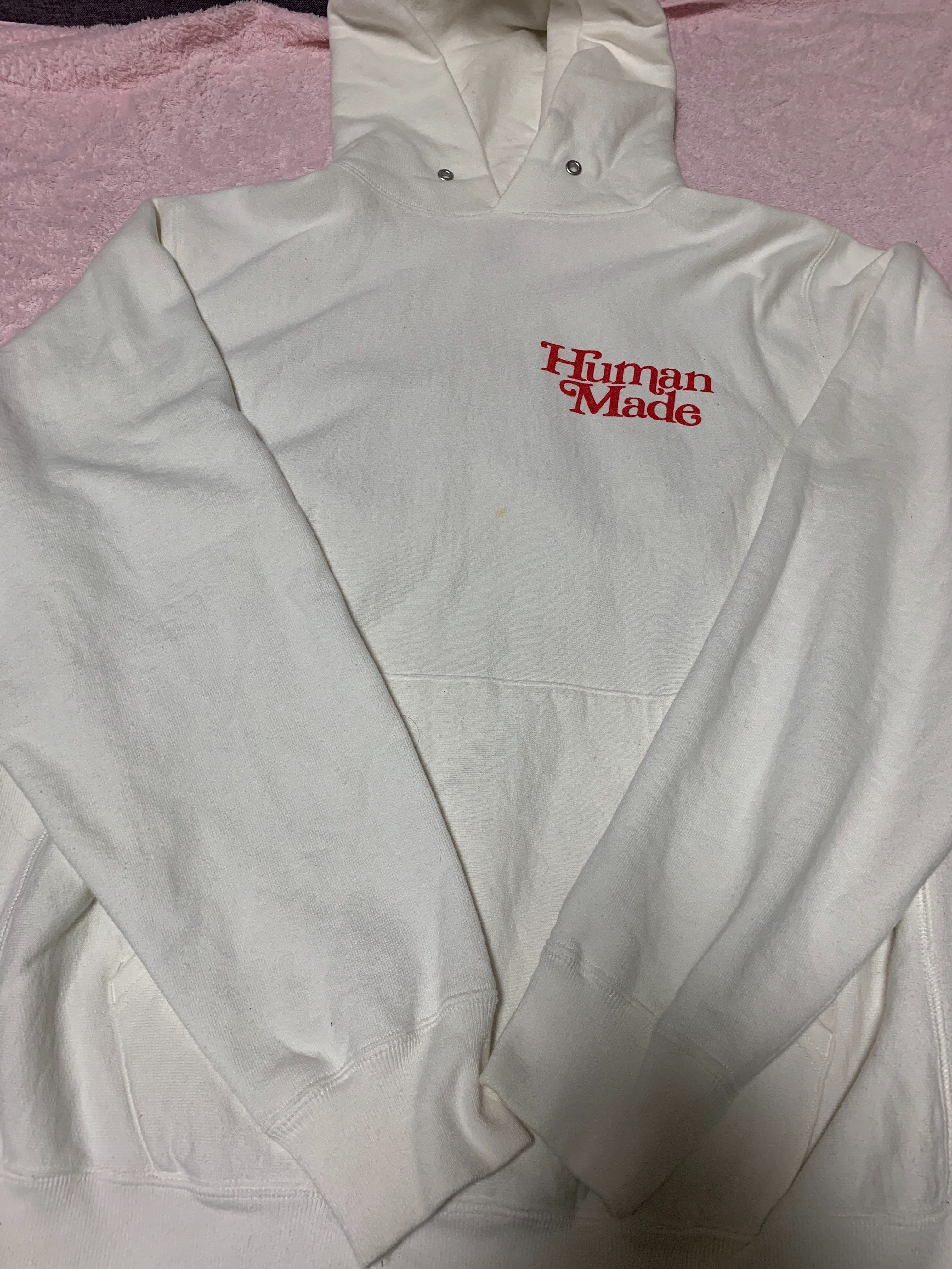 HUMAN MADE Girls Don ’t Cry hoodie "White" / VERDY