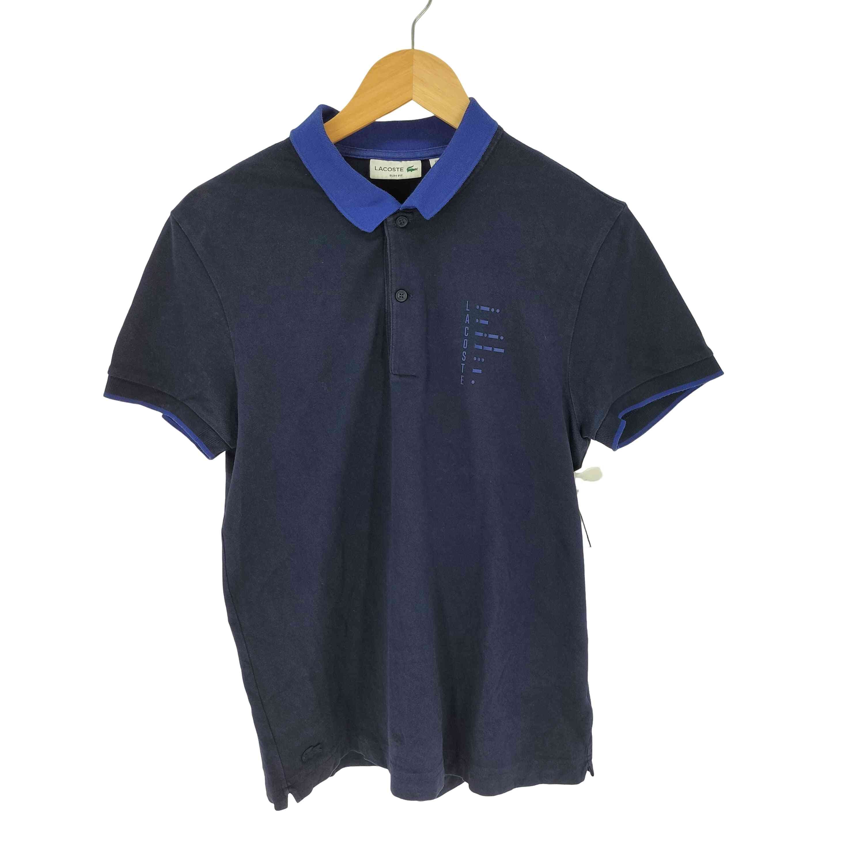 SLIM FIT グラフィックロゴ ポロシャツ【1143640770212】