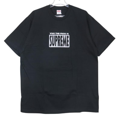 Supreme Who The Fuck Tee "Black"