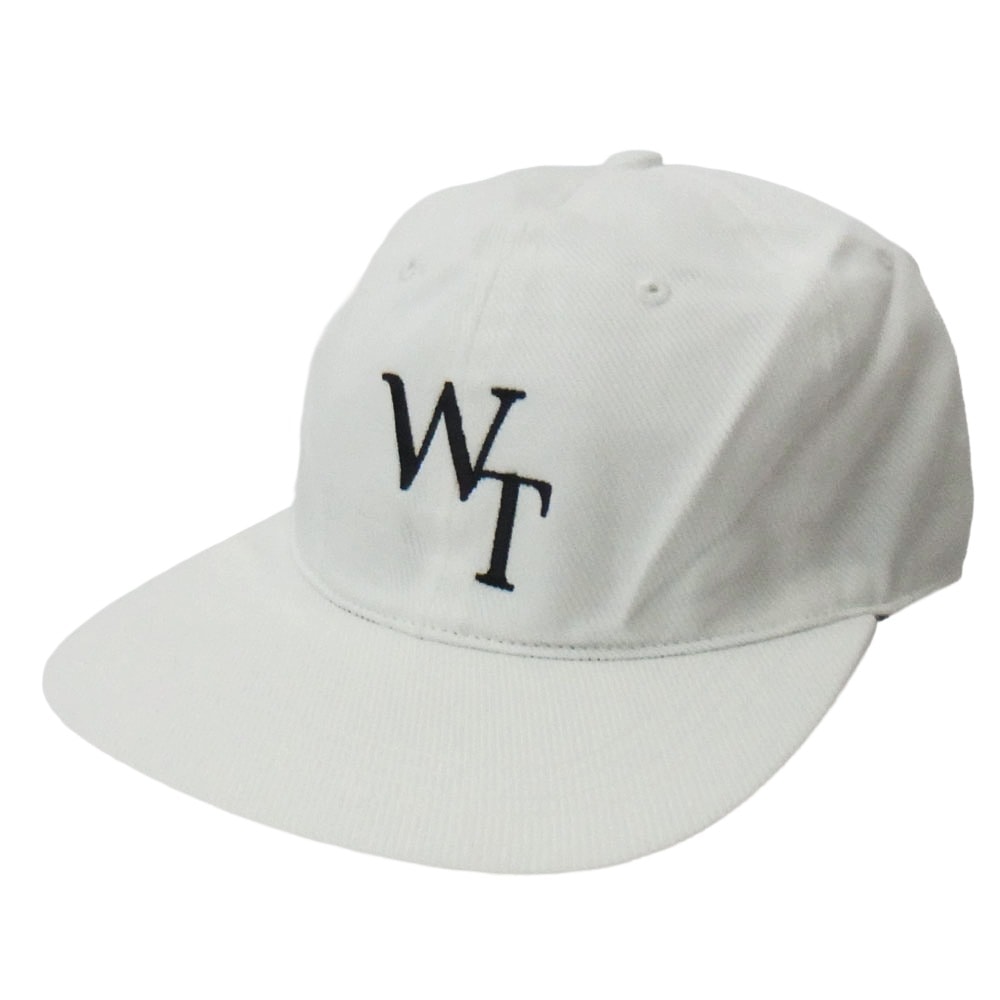 WTAPS ダブルタップス キャップ 21AW 212HCDT-HT07 EX.43 T-6H 03 / CAP / COTTON. TWILL CAP ロゴ刺繍 コットン ツイル キャップ ホワイト系 00【新古品】【未使用】【中古】