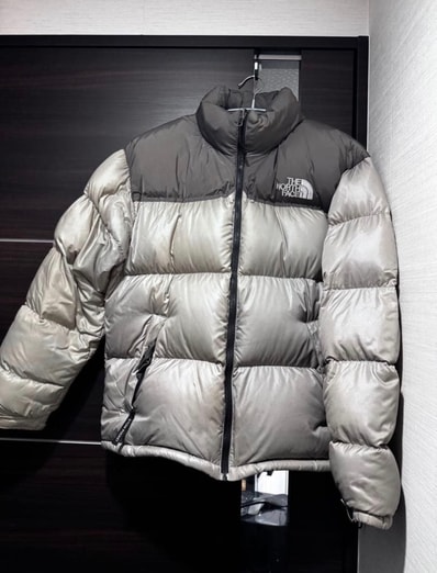THE NORTH FACE ダウンジャケット ヌプシ人気カラー グレー