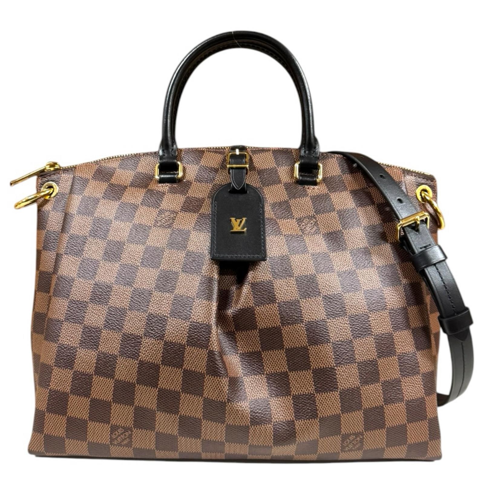 ルイヴィトン オデオン トートMM ダミエ ショルダーバッグ ダミエキャンバス N45283 ブラウン レディース LOUIS VUITTON  中古