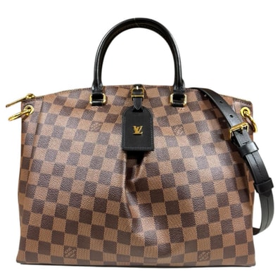 ルイヴィトン オデオン トートMM ダミエ ショルダーバッグ ダミエキャンバス N45283 ブラウン レディース LOUIS VUITTON 中古