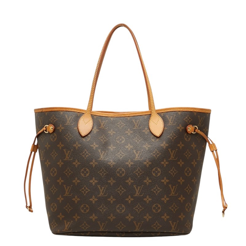 ルイ ヴィトン モノグラム ネヴァーフルMM ショルダーバッグ トートバッグ M40156 ブラウン PVC レザー レディース LOUIS VUITTON 【中古】