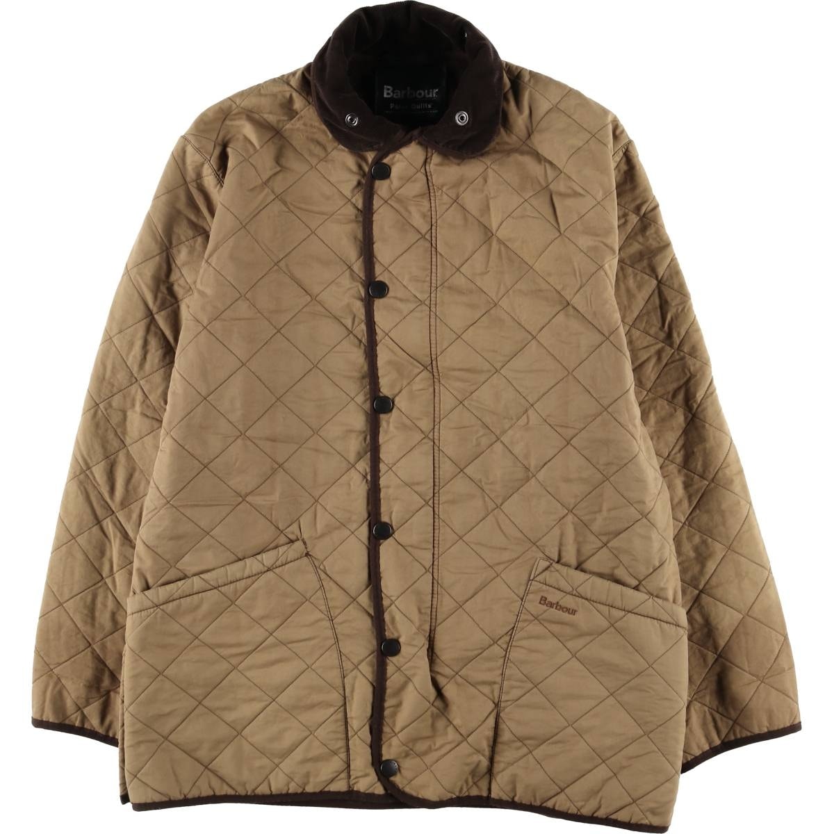 古着 00年代~ バブアー Barbour DURACOTTON POLARQUILT デュラコットンポーラーキルト 3ワラント キルティングジャケット メンズL相当/eaa525071