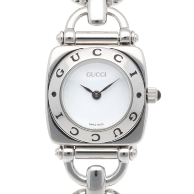 グッチ ホースビット 腕時計 時計 ステンレススチール クオーツ レディース 1年保証 GUCCI 中古