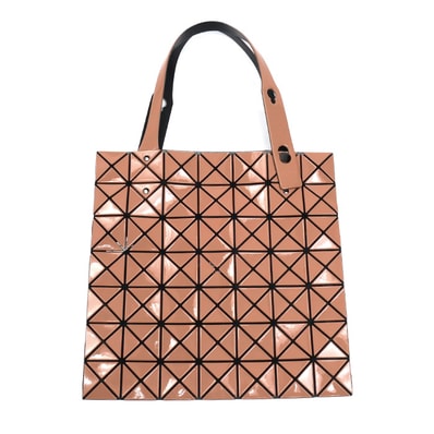 ISSEY MIYAKE イッセイミヤケ BAOBAO ハンドバッグ オレンジ系 BB26-AG527 レディース【中古】【美品】