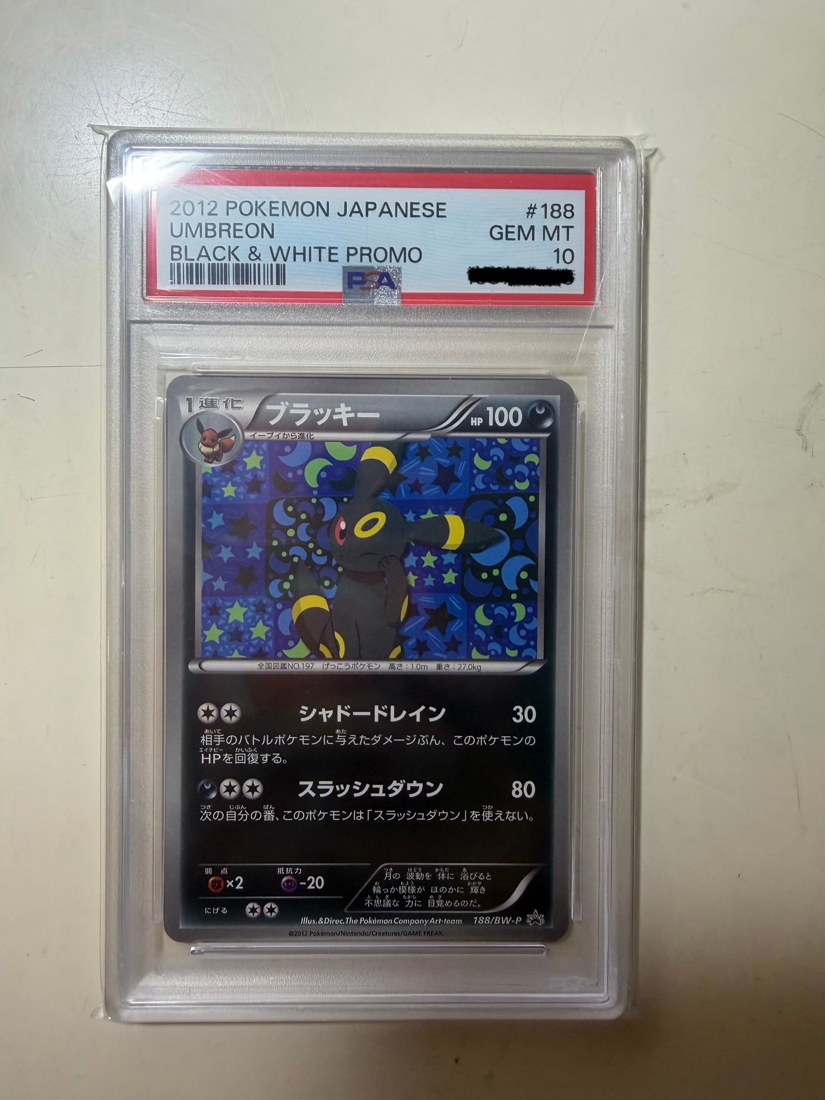 ブラッキー P [BW-P 188/BW-P](プロモーションカード「コレクションファイル イーブイコレクション スペシャルカード」)