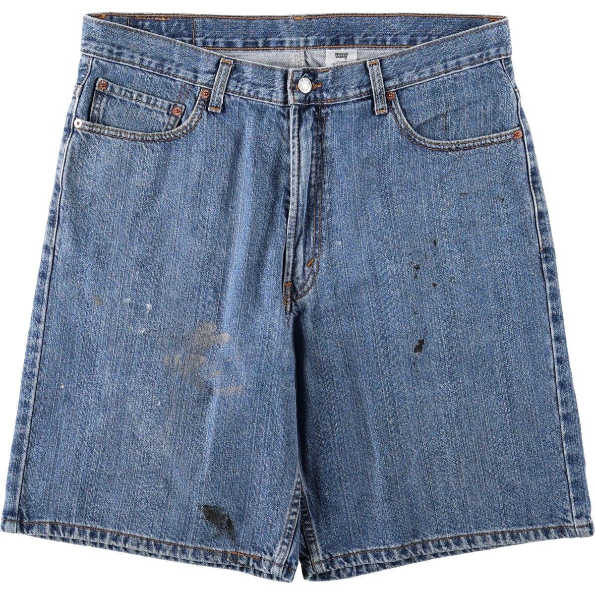 古着 00年代 リーバイス Levi's 550 RELAXED FIT デニムショーツ ハーフパンツ ジョーツ メンズw37相当/eaa669769