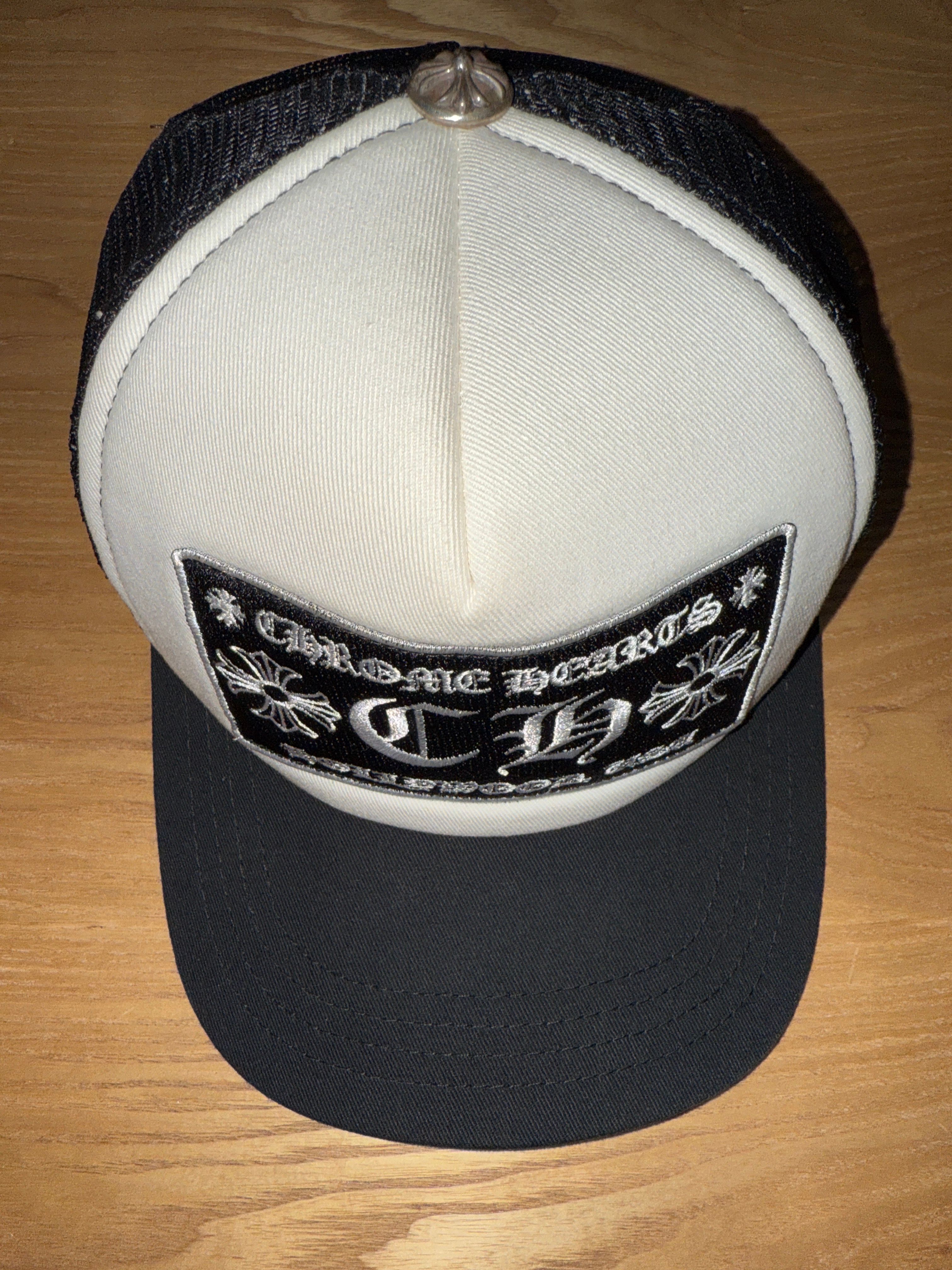 Chrome Hearts Trucker Cap CH "Black/White"