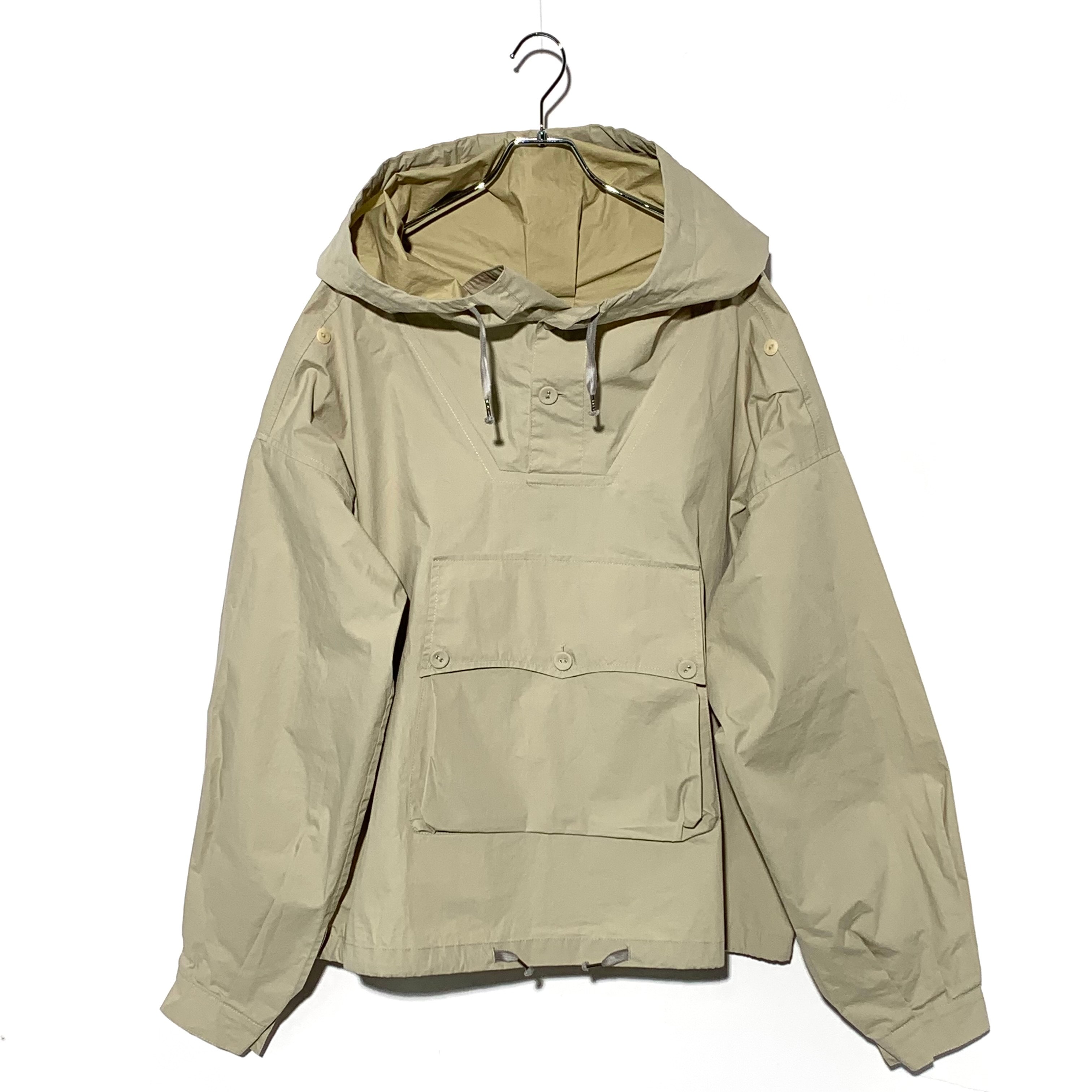 Maison Margiela Coated Cotton Hooded Jacket "Cream"