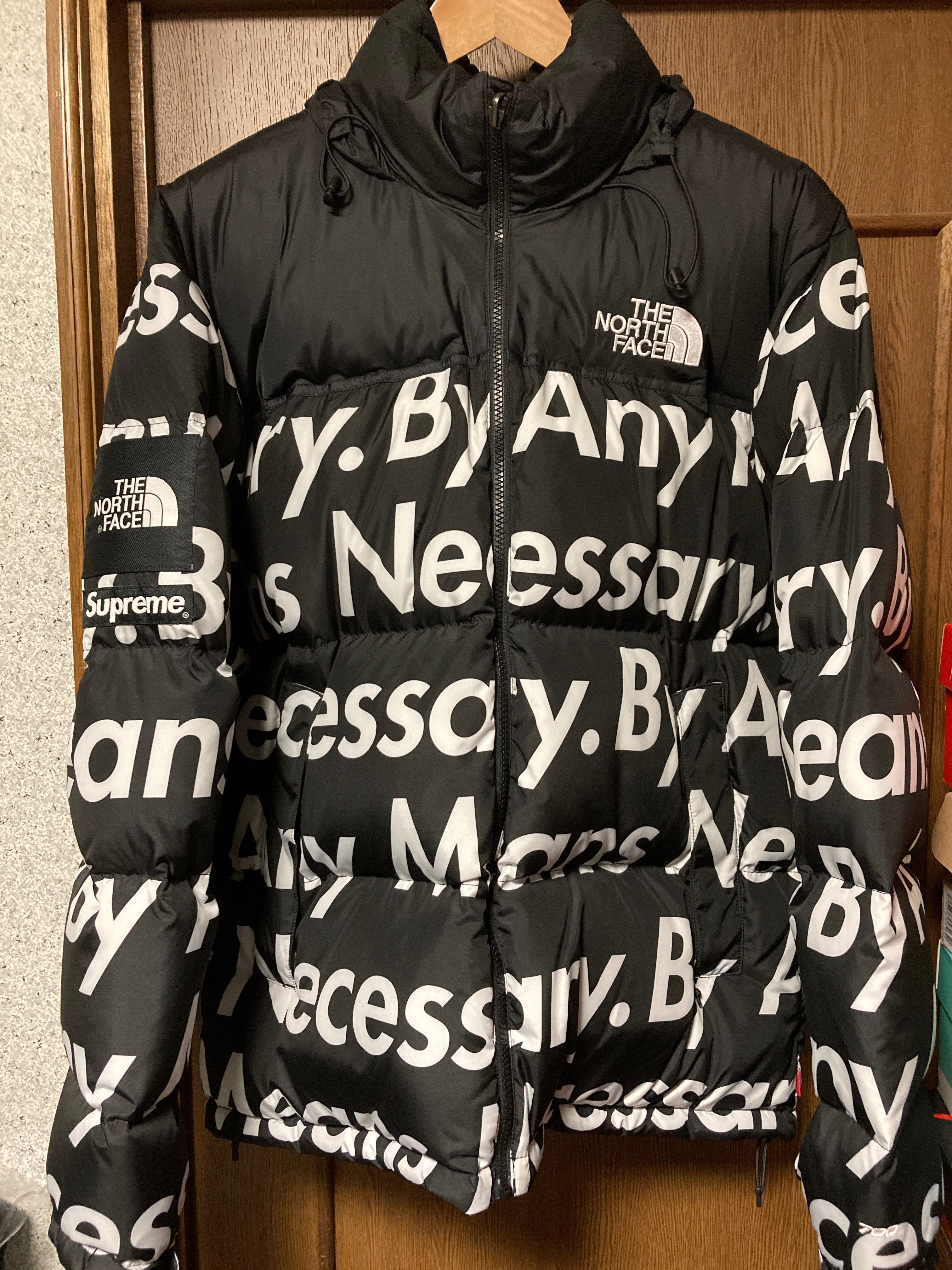Supreme x The North Face By Any Means Nuptse Jacket "Black"