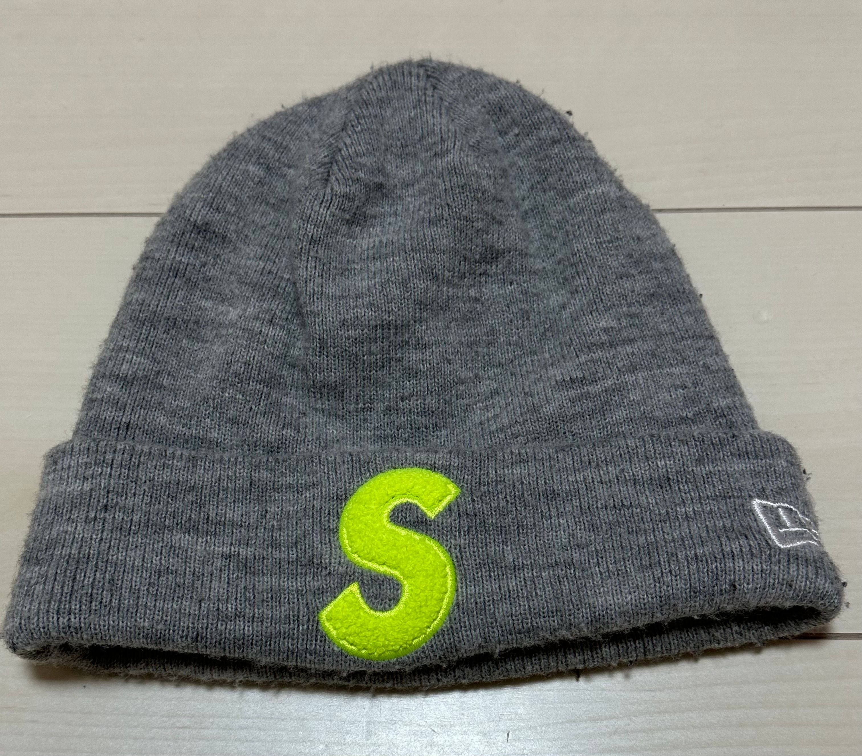 Supreme New Era® S Logo Beanie "Heather Grey" (19FW)
