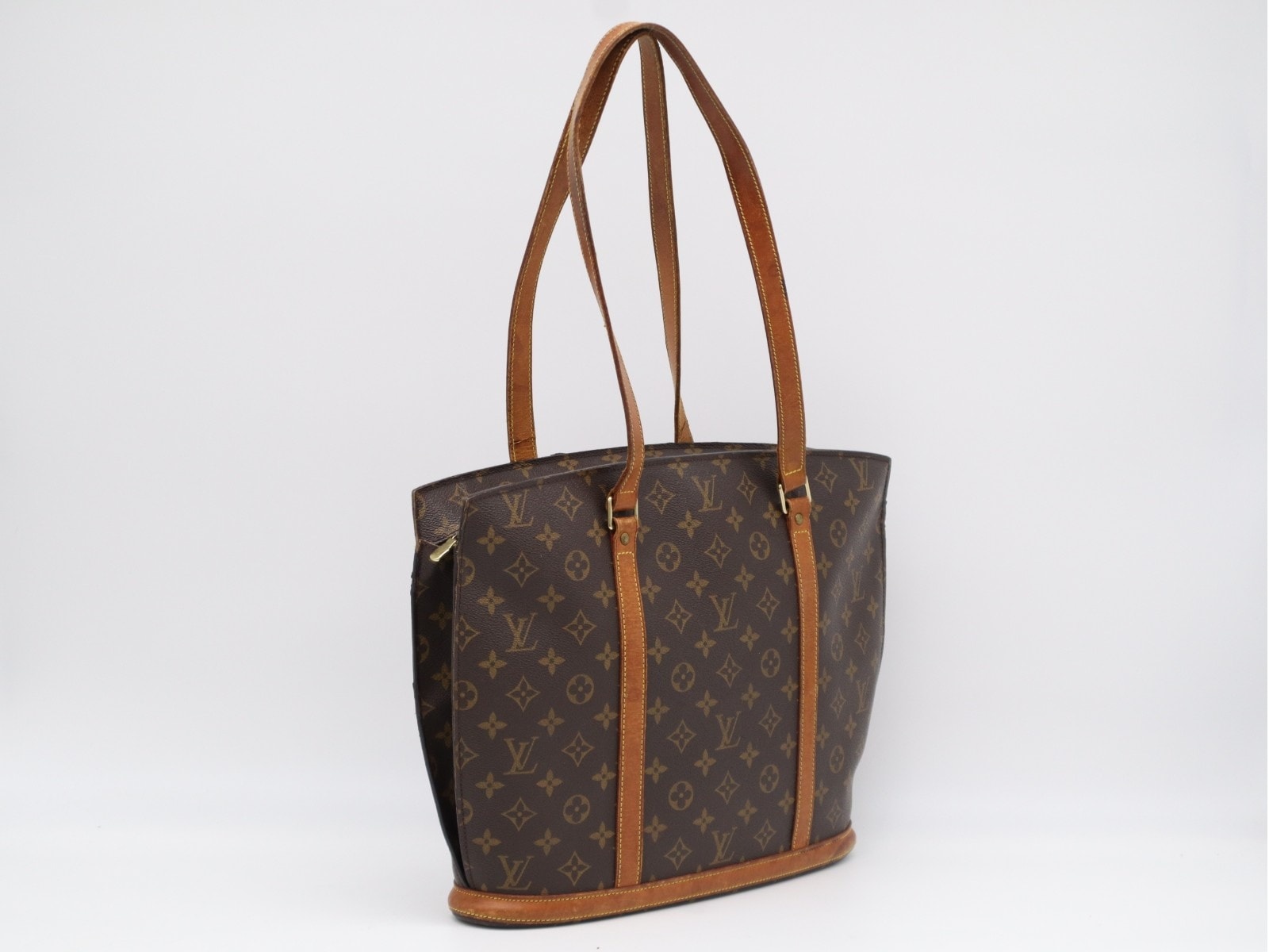 LOUIS VUITTON ルイ・ヴィトン モノグラム キャンバス バビロン M51102 ハンドバッグ ブラウン コーティングキャンバス レザー レディース