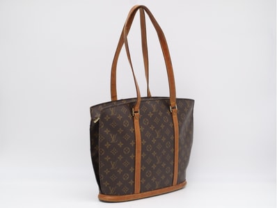 LOUIS VUITTON ルイ・ヴィトン モノグラム キャンバス バビロン M51102 ハンドバッグ ブラウン コーティングキャンバス レザー レディース