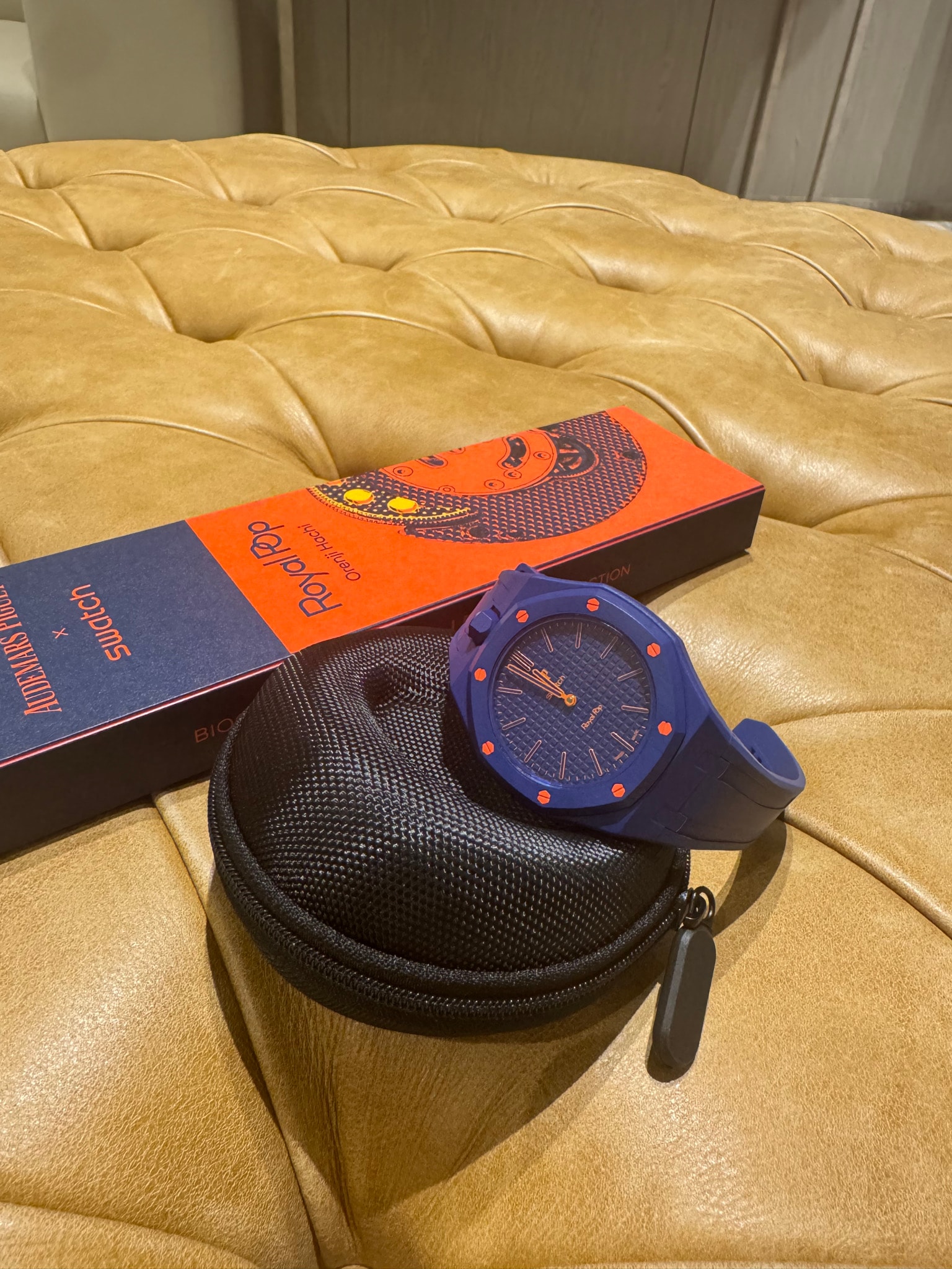 Swatch x Audemars Piguet Royal Pop Orenji Hachi "Navy"
