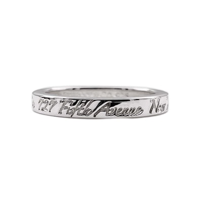 TIFFANY&Co. ティファニー ノーツ ナロー リング・指輪
SV925 11.5号 シルバー 新品仕上済 ユニセックス
【中古】