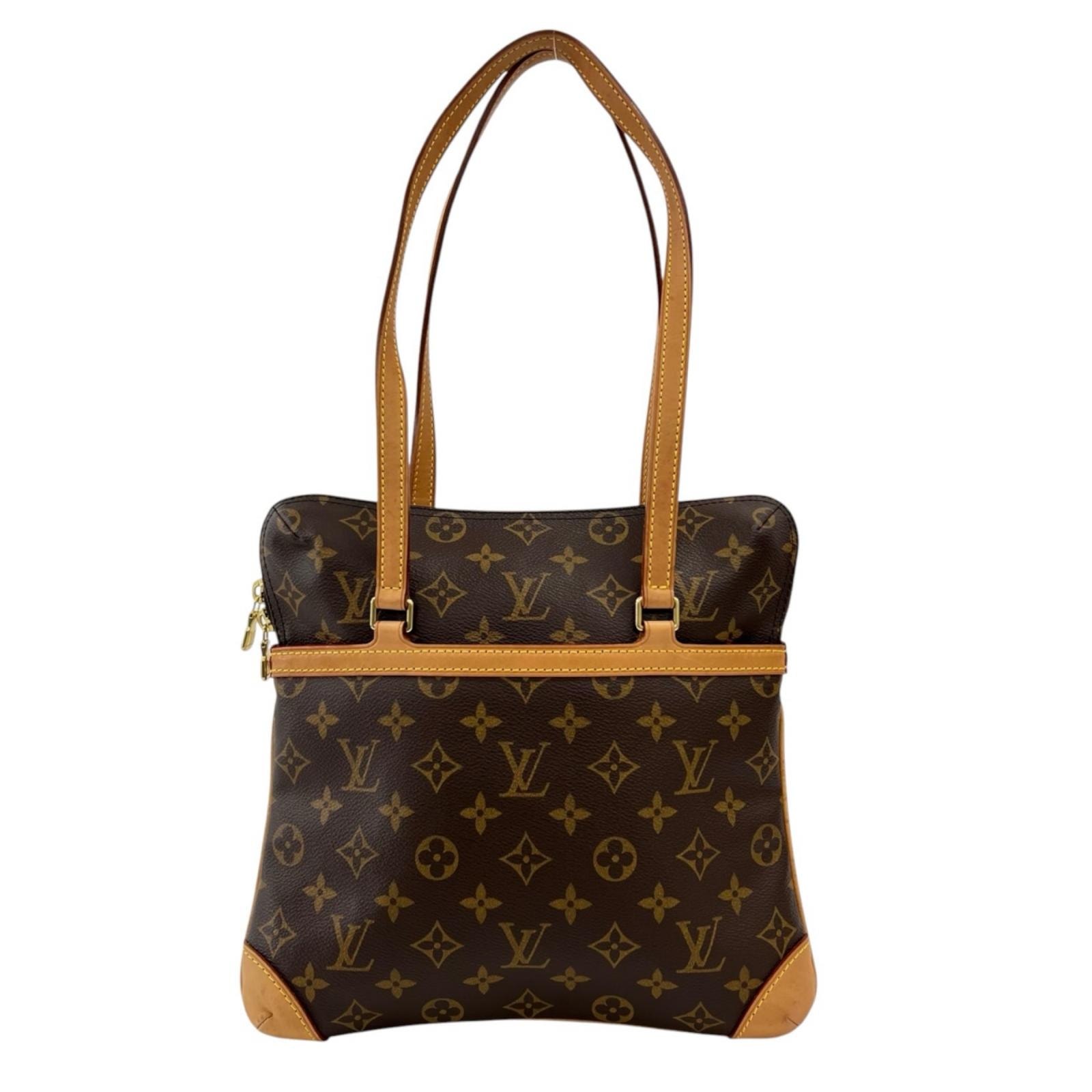ルイヴィトン クーサンGM モノグラム ショルダーバッグ モノグラムキャンバス M51141 ブラウン レディース LOUIS VUITTON  中古