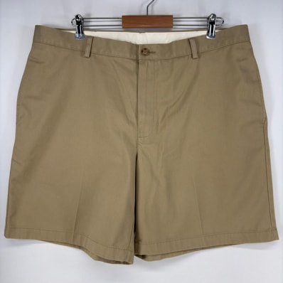 古着 エルエルビーン L.L.Bean ショートパンツ ジップフライ チノパン ハーフパンツ 大きいサイズ w40 ベージュ メンズ