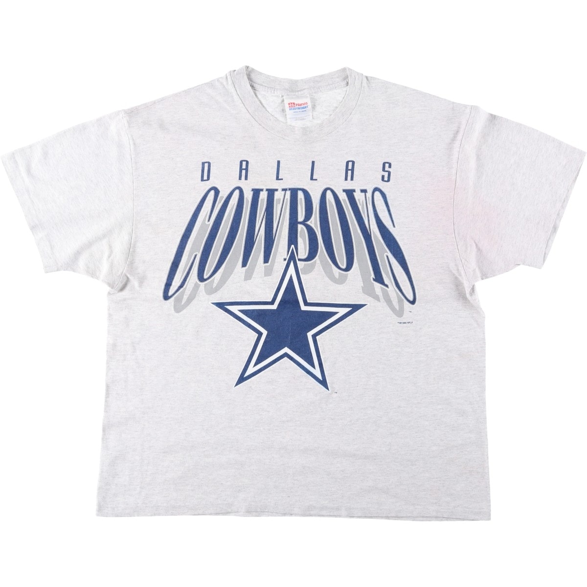 古着 90年代 ヘインズ Hanes HEAVYWEIGHT NFL DALLAS COWBOYS ダラスカウボーイズ ロゴプリントTシャツ USA製 メンズXL相当 ヴィンテージ/eaa657093