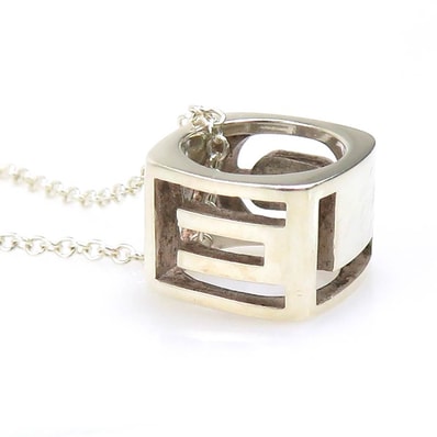 ティファニー TIFFANY&Co. ネックレス ラブキューブ シルバー925 シルバー レディース【中古】 56376a